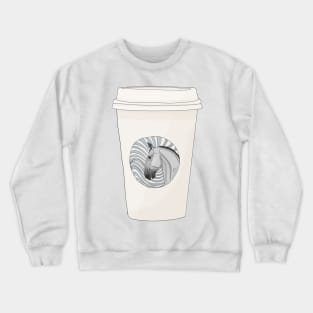 Equestrian Coffee Cup Crewneck Sweatshirt
